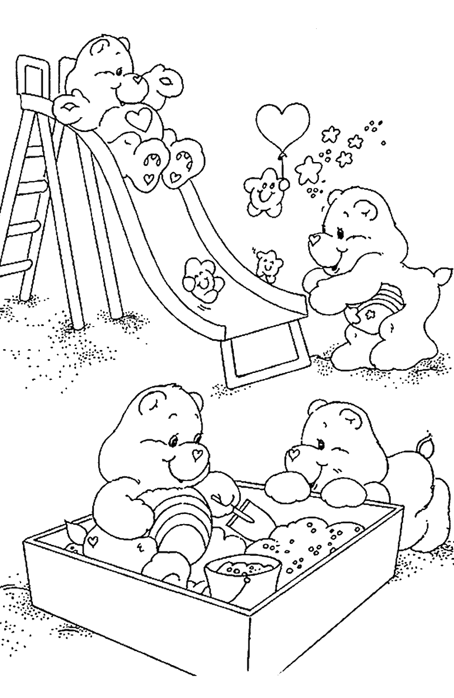 Care Bears Coloring Pages Cartoons care_bears_cl_40 Printable 2020 1574 Coloring4free