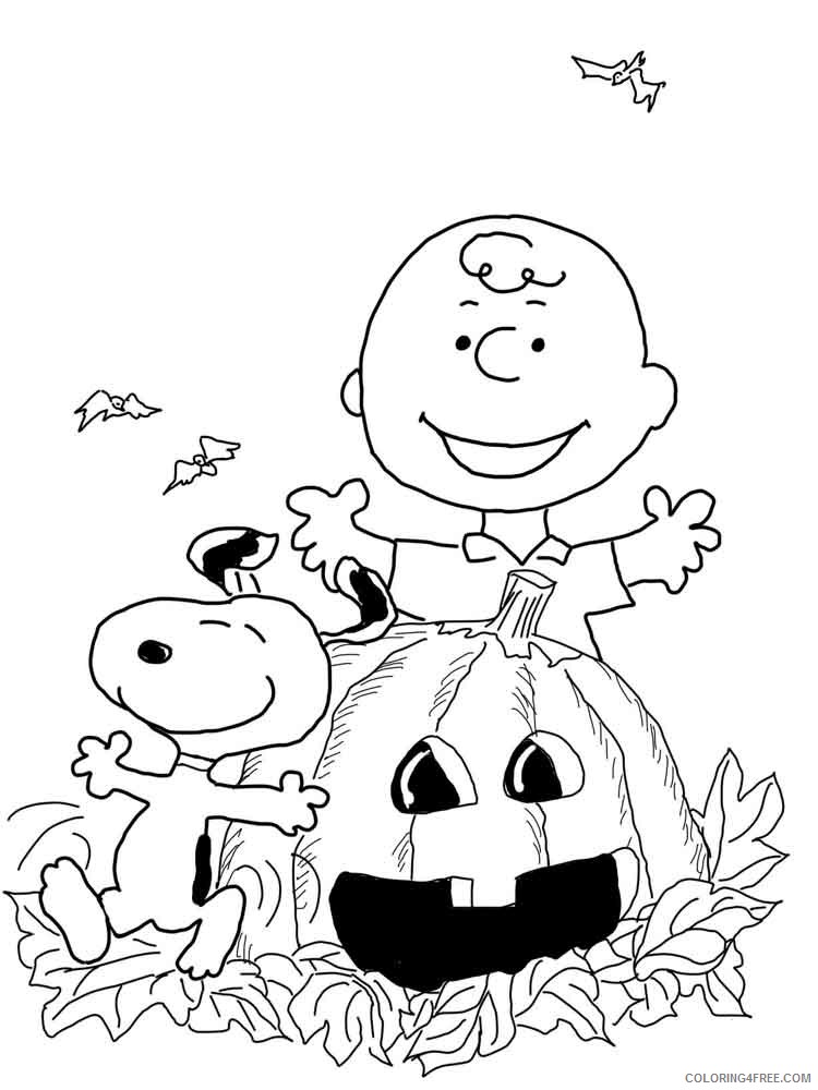 Charlie Brown Coloring Pages Cartoons charlie brown 12 Printable 2020 1631 Coloring4free