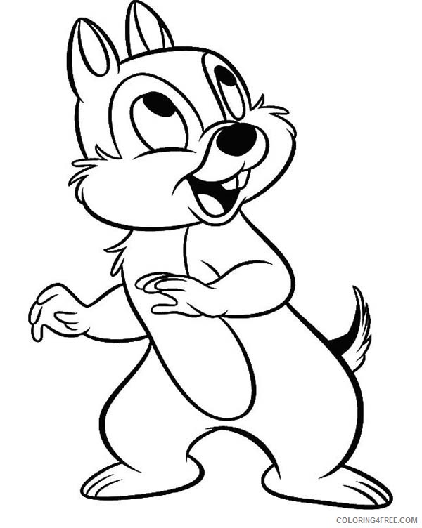 Chip and Dale Coloring Pages Cartoons Chip Came Up with an Idea in Chip and Dale Printable 2020 1662 Coloring4free