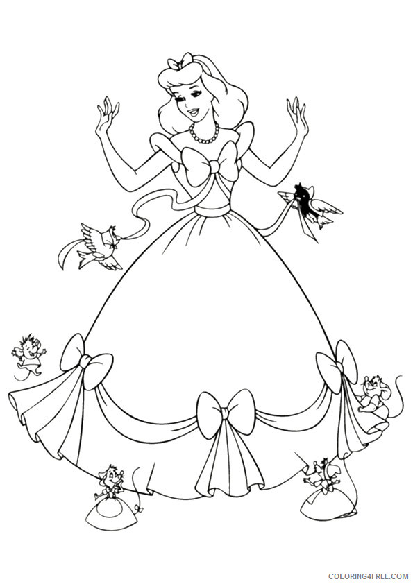 Cinderella Coloring Pages Cartoons 1525953894_cinderella dress mice a4 Printable 2020 1678 Coloring4free