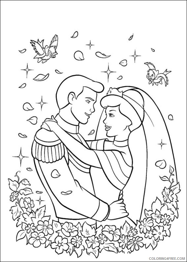 Cinderella Coloring Pages Cartoons Prince Charming Cinderella Printable 2020 1787 Coloring4free Coloring4free Com