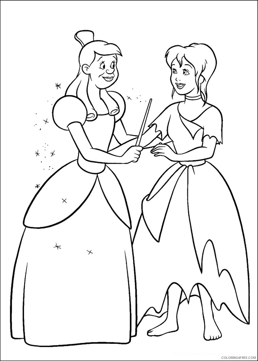Cinderella Coloring Pages Cartoons cinderella_cl_033 Printable 2020 1691 Coloring4free