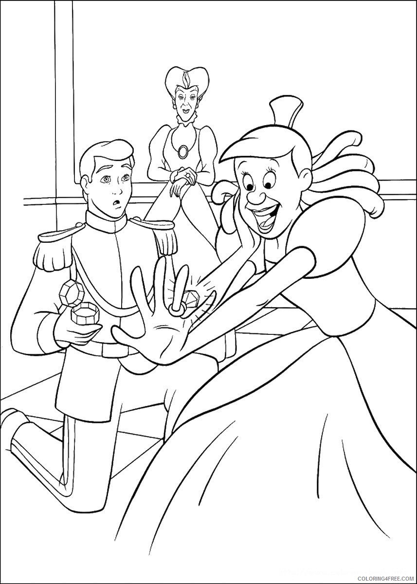 Cinderella Coloring Pages Cartoons cinderella_cl_042 Printable 2020 1700 Coloring4free