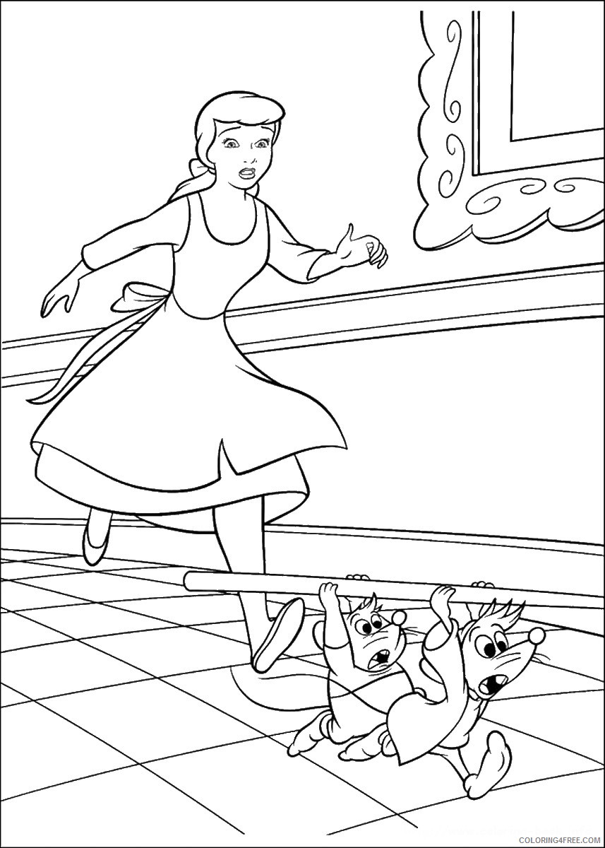 Cinderella Coloring Pages Cartoons cinderella_cl_053 Printable 2020 1711 Coloring4free