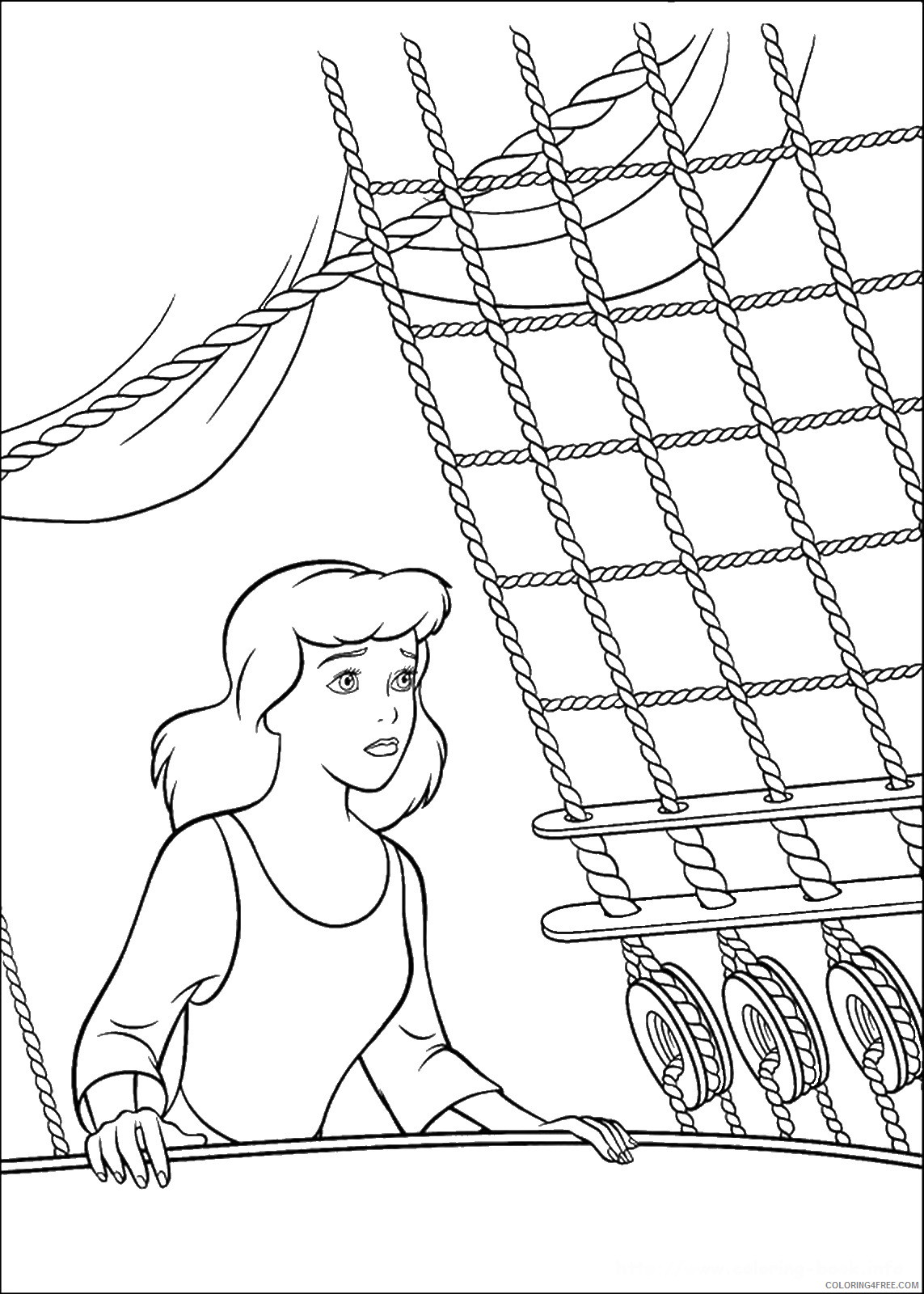 Cinderella Coloring Pages Cartoons cinderella_cl_061 Printable 2020 1719 Coloring4free