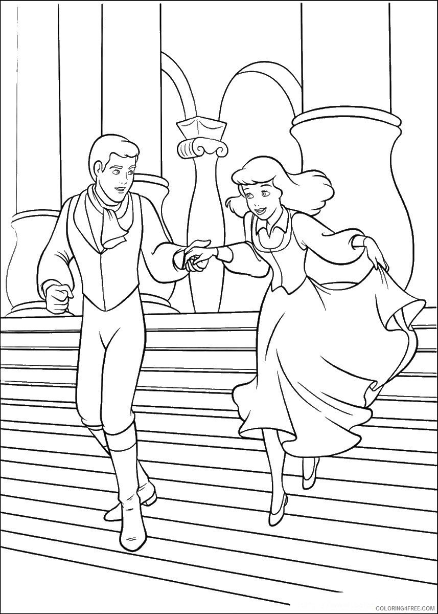 Cinderella Coloring Pages Cartoons cinderella_cl_085 Printable 2020 1741 Coloring4free