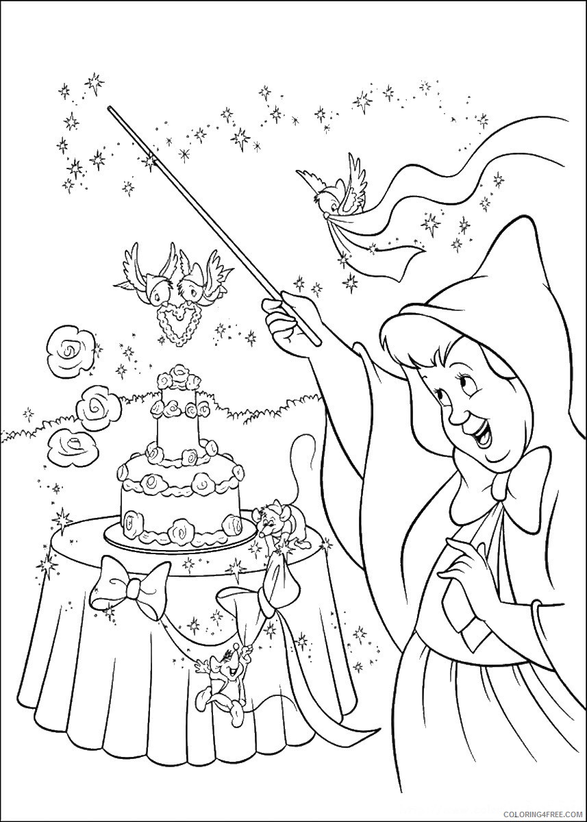 Cinderella Coloring Pages Cartoons cinderella_cl_088 Printable 2020 1744 Coloring4free