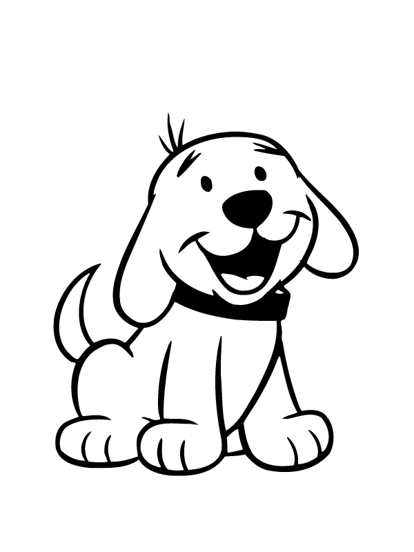 Clifford the Big Red Dog Coloring Pages Cartoons clifford 12 Printable 2020 1811 Coloring4free