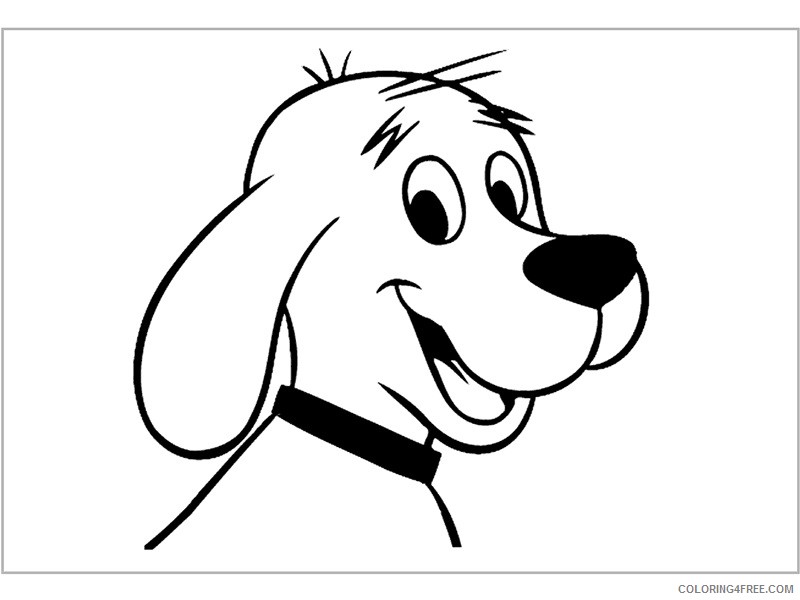 Clifford the Big Red Dog Coloring Pages Cartoons clifford 33 Printable 2020 1827 Coloring4free