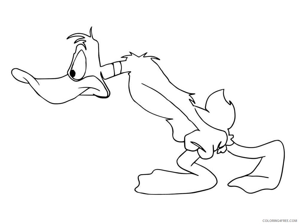 Daffy Duck Coloring Pages Cartoons daffy duck 2 Printable 2020 1978 Coloring4free
