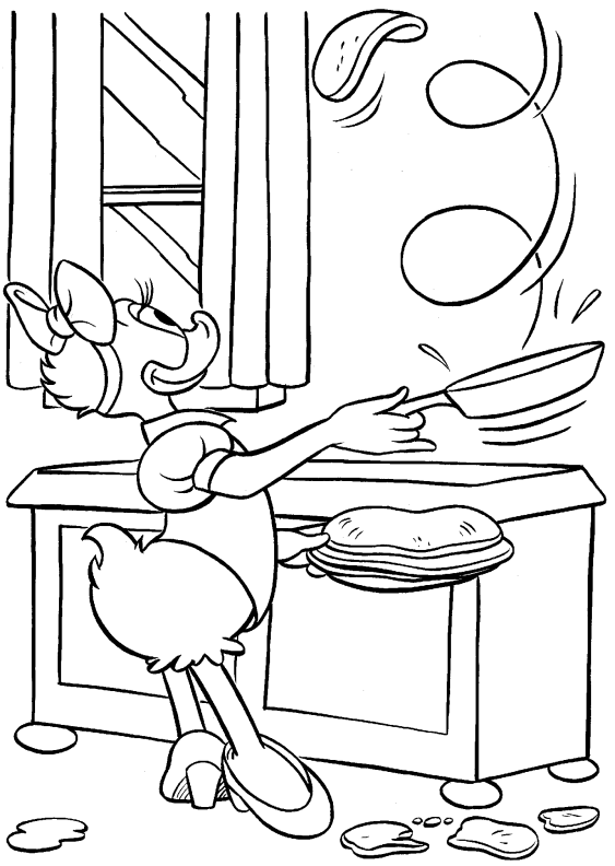 Daisy Duck Coloring Pages Cartoons daisy duck 11 Printable 2020 1997 Coloring4free
