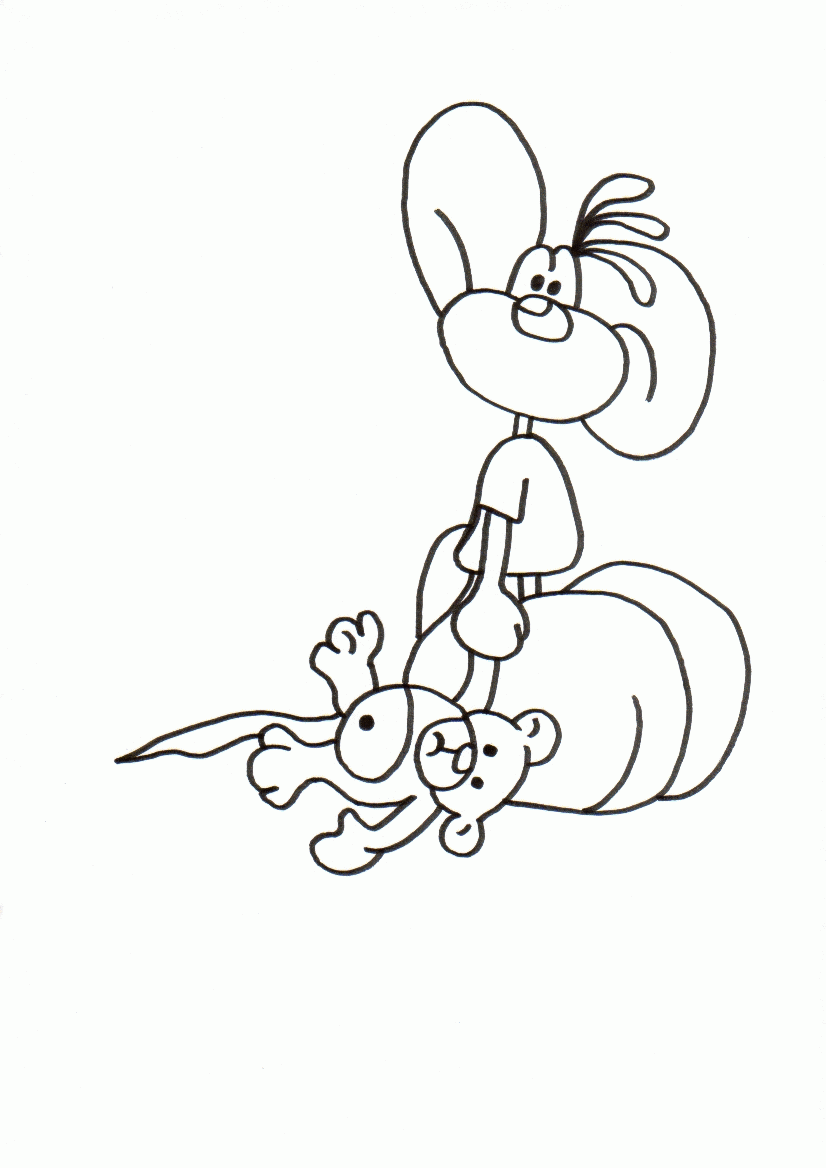 Diddl Coloring Pages Cartoons diddl 126 Printable 2020 2119 Coloring4free