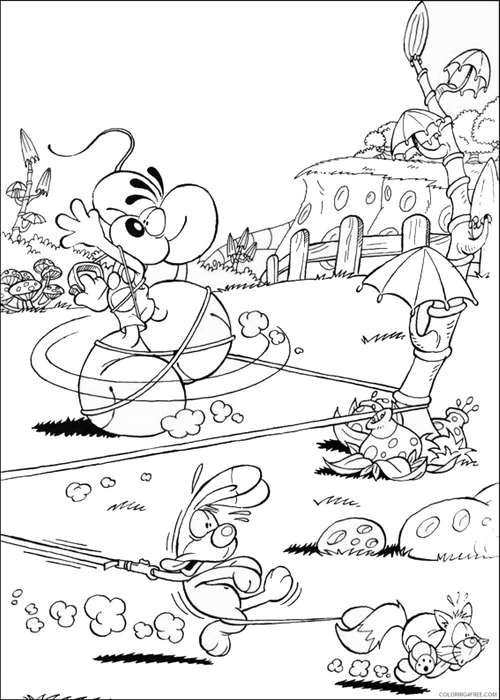 Diddl Coloring Pages Cartoons diddl_coloring2 Printable 2020 2055 Coloring4free