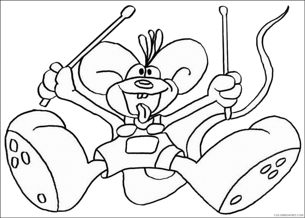 Diddl Coloring Pages Cartoons diddl_coloring5 Printable 2020 2057 Coloring4free