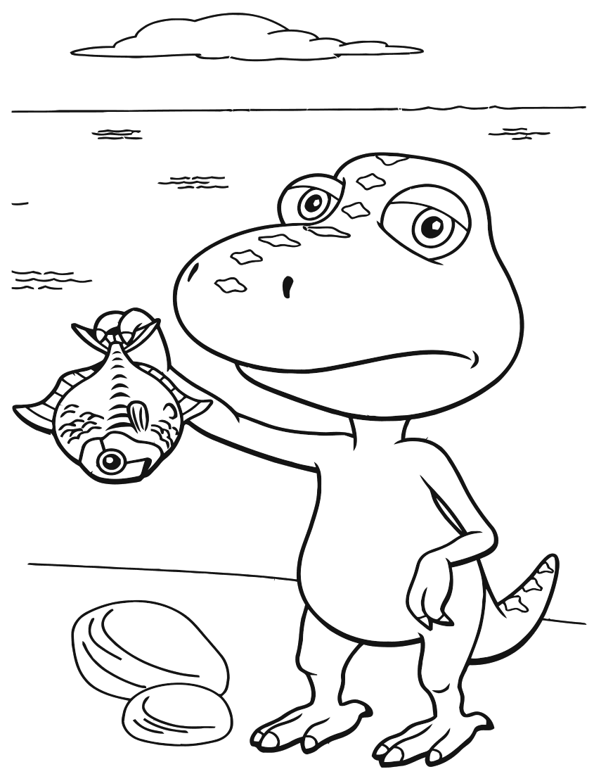 Dinosaur Train Coloring Pages Cartoons Buddy Dinosaur Train Printable 2020 2169 Coloring4free