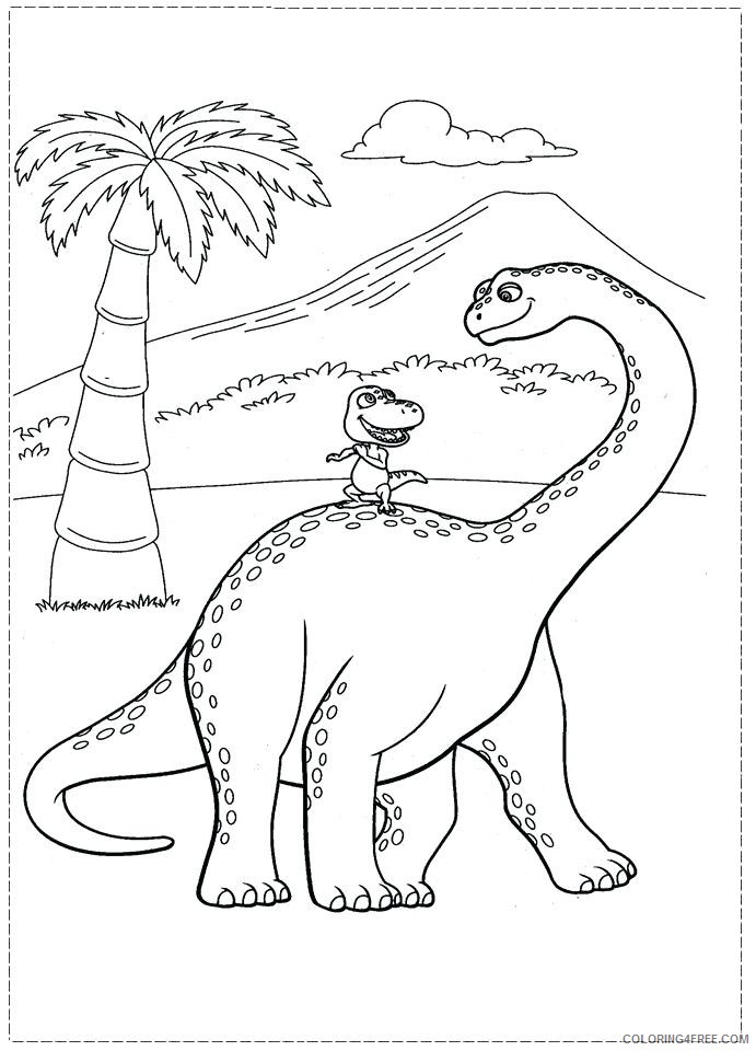 Dinosaur Train Coloring Pages Cartoons Printable Dinosaur Train Printable 2020 2270 Coloring4free