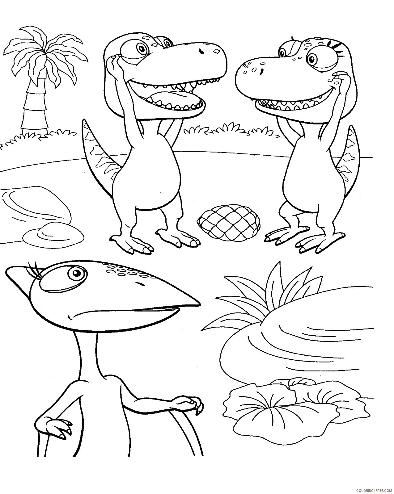 Dinosaur Train Coloring Pages Cartoons dino_train_38 Printable 2020 2181 Coloring4free