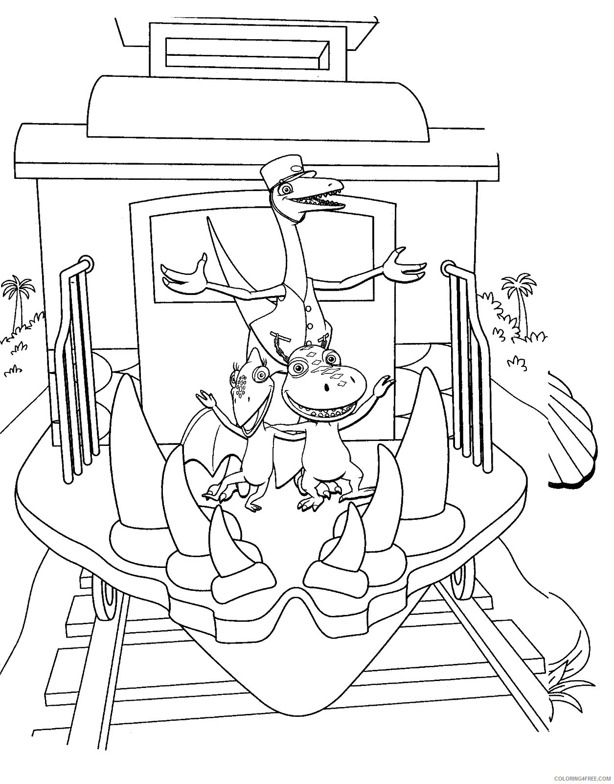 Dinosaur Train Coloring Pages Cartoons dino_train_48 Printable 2020 2188 Coloring4free