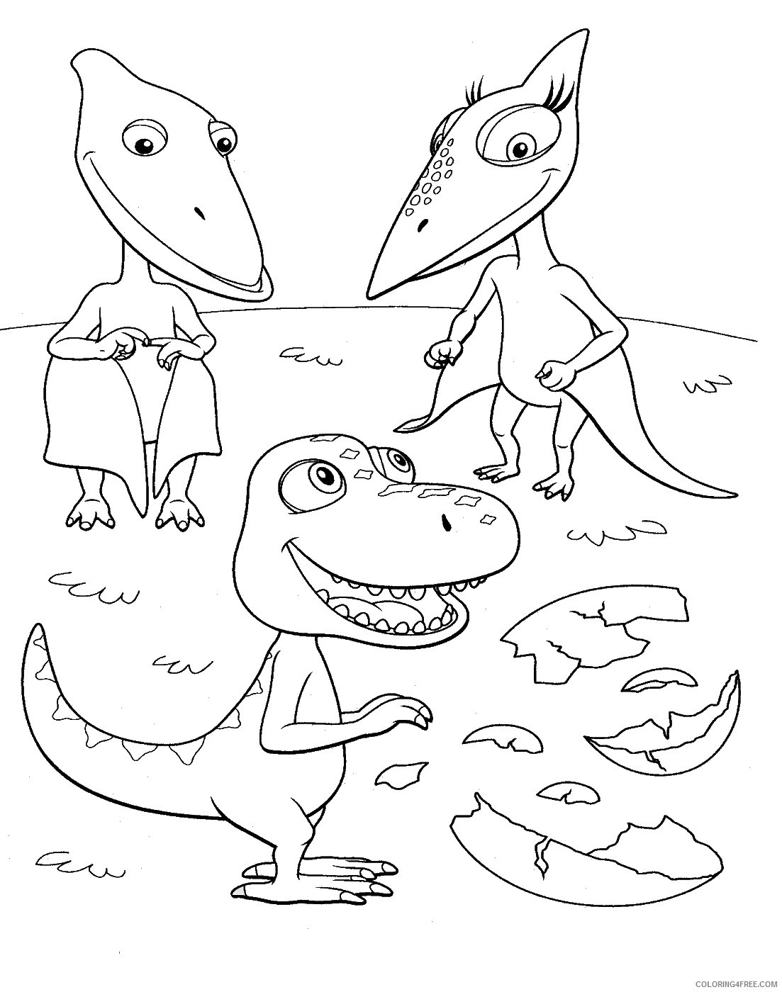Dinosaur Train Coloring Pages Cartoons dino_train_49 Printable 2020 2189 Coloring4free