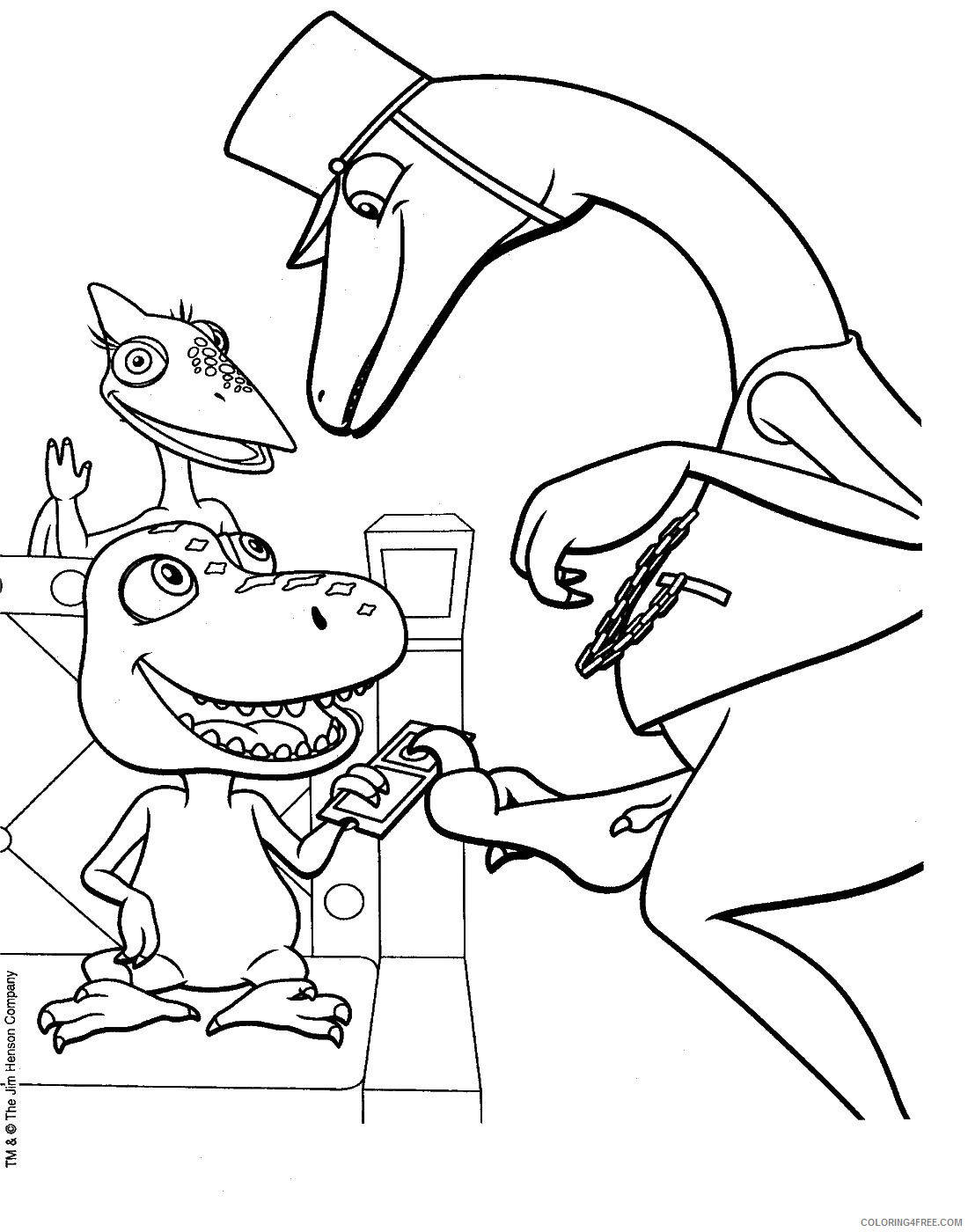 Dinosaur Train Coloring Pages Cartoons dino_train_51 Printable 2020 2190 Coloring4free