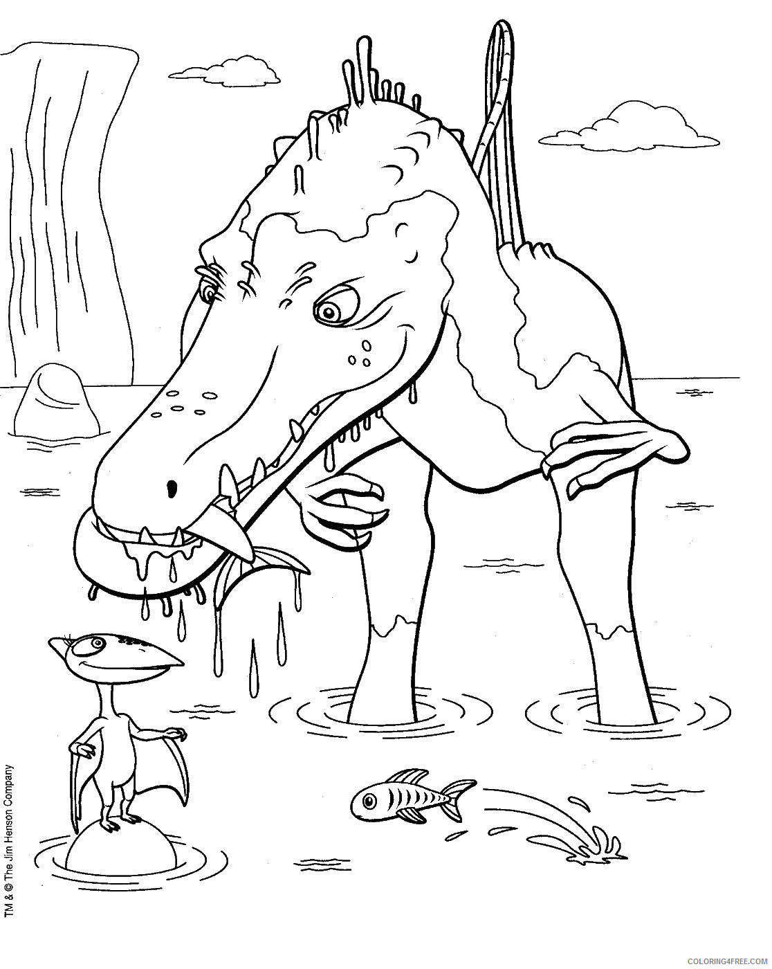 Dinosaur Train Coloring Pages Cartoons dino_train_53 Printable 2020 2192 Coloring4free