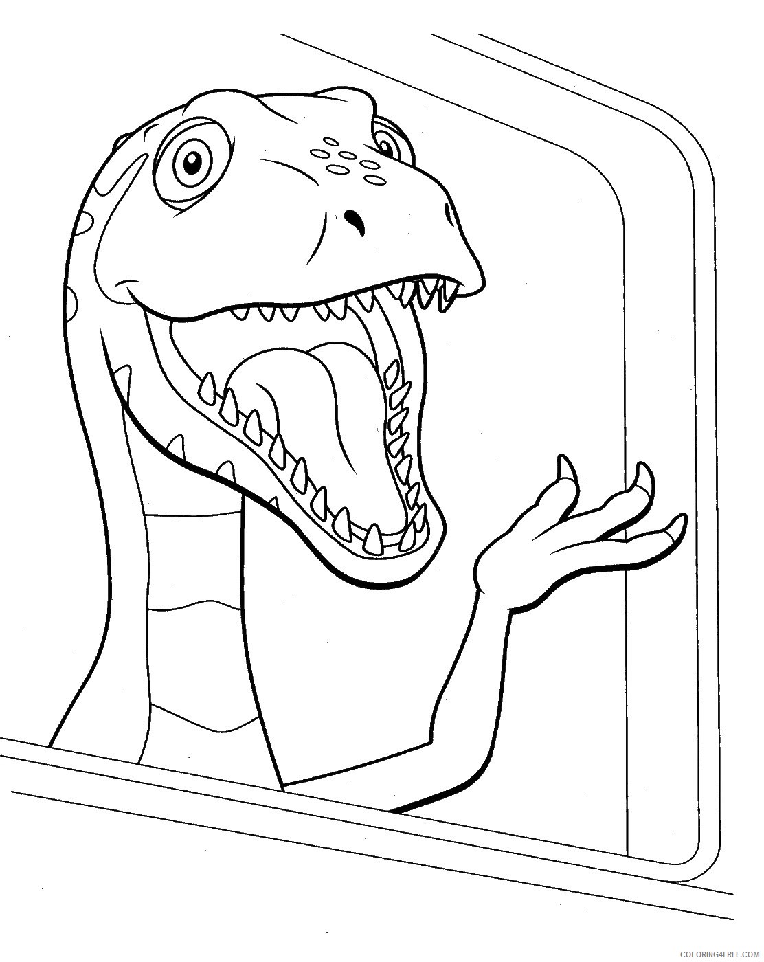 Dinosaur Train Coloring Pages Cartoons dino_train_65 Printable 2020 2200 Coloring4free