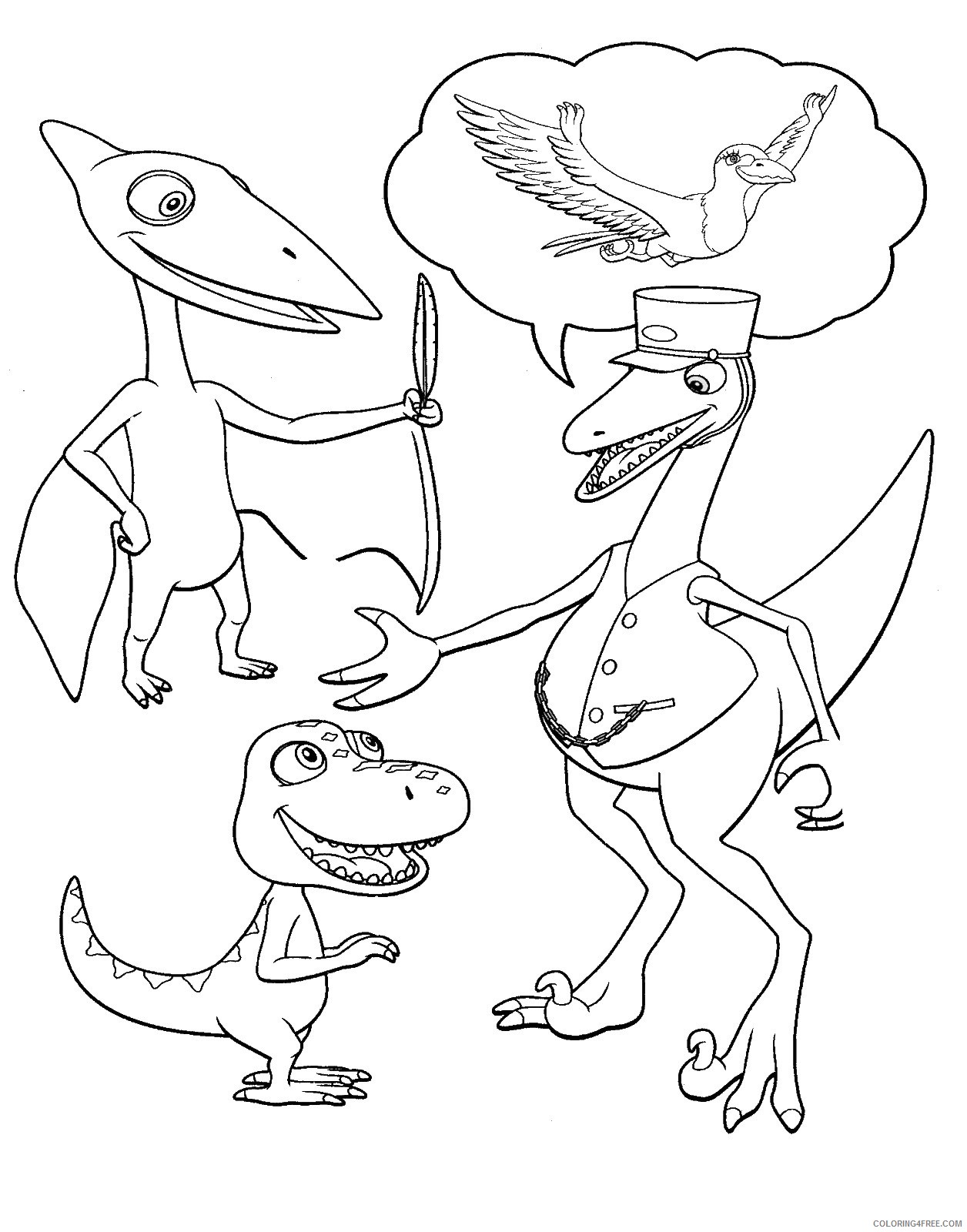 Dinosaur Train Coloring Pages Cartoons dino_train_78 Printable 2020 2213 Coloring4free