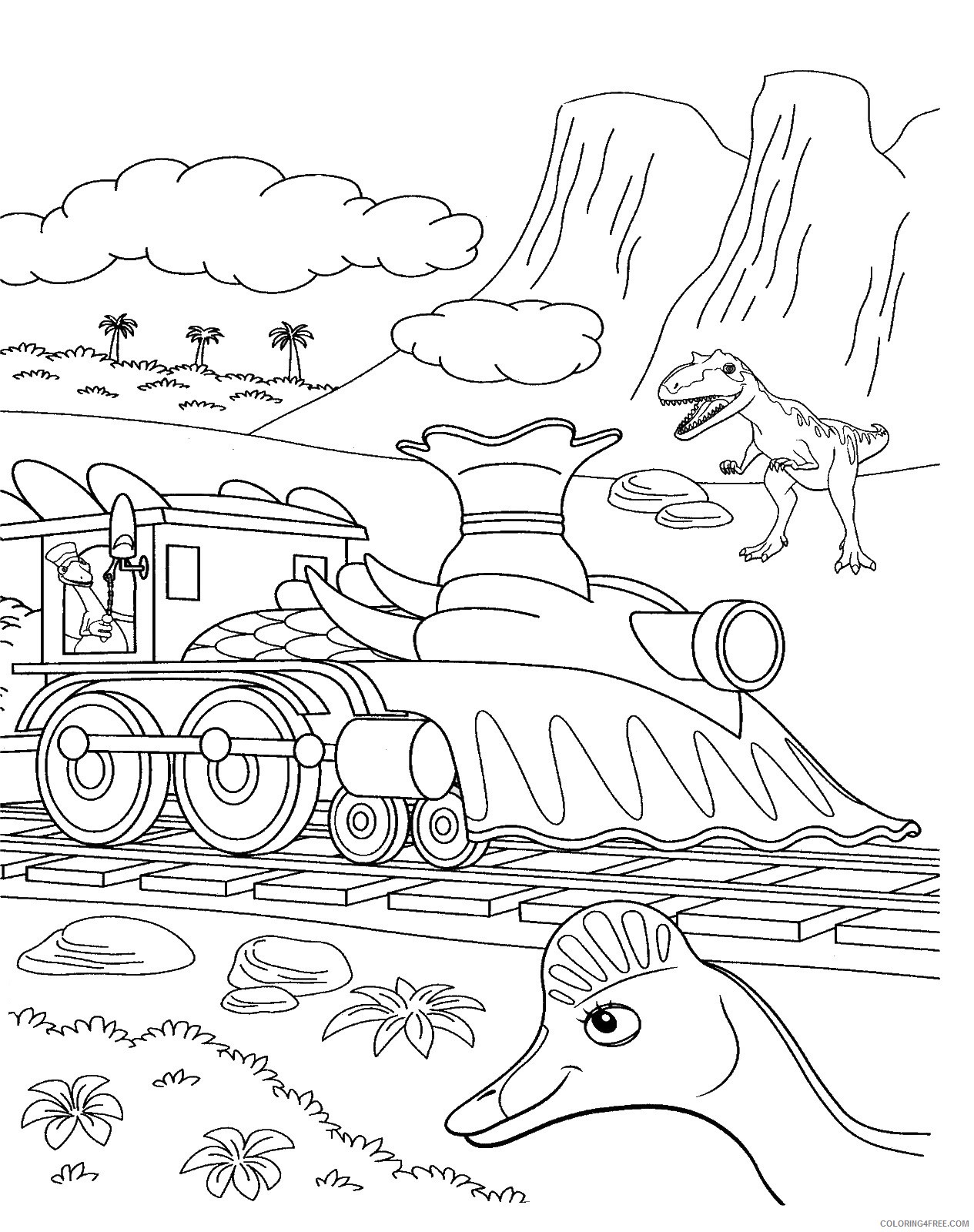 Dinosaur Train Coloring Pages Cartoons dino_train_79 Printable 2020 2214 Coloring4free