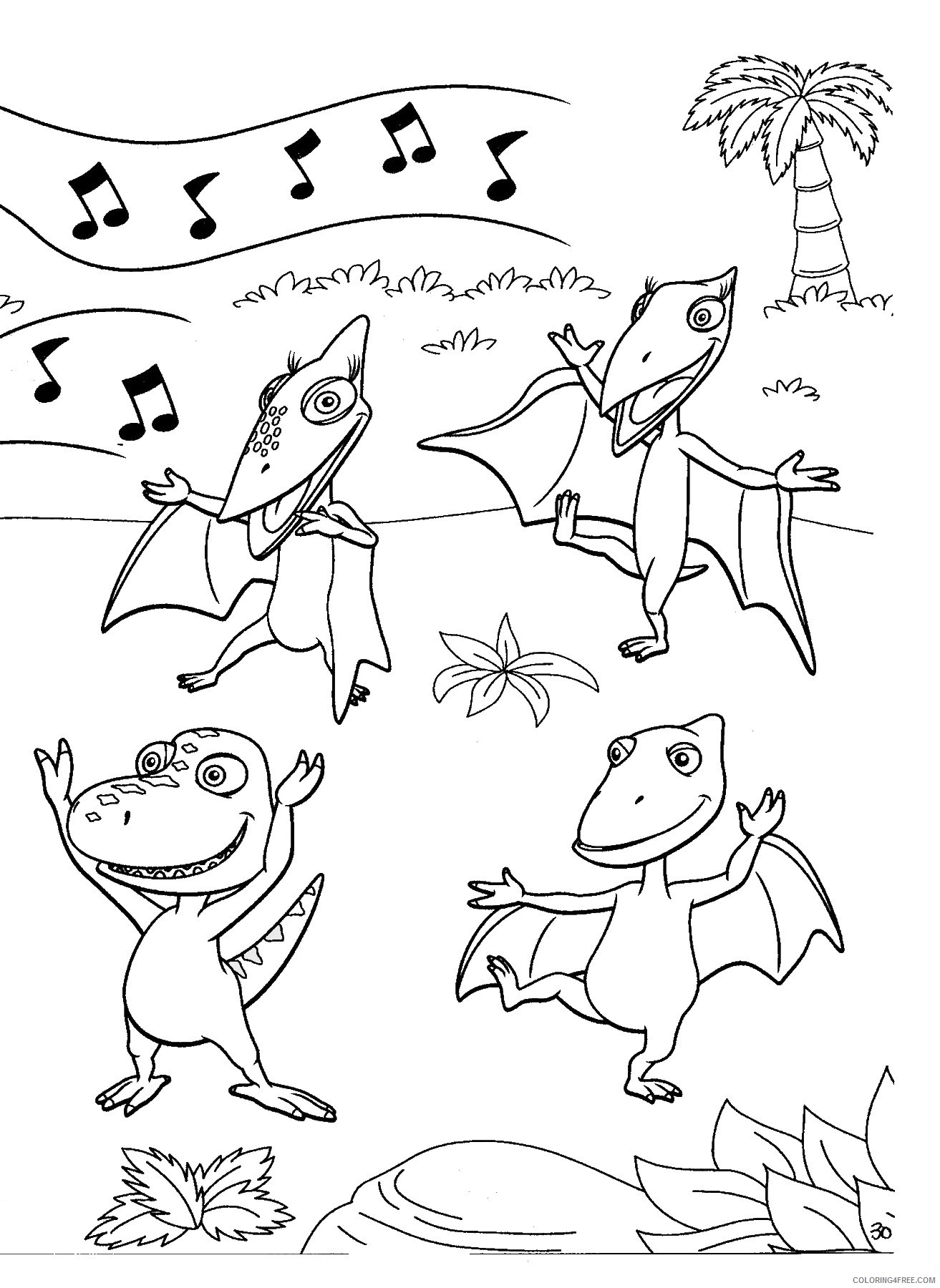 Dinosaur Train Coloring Pages Cartoons dino_train_85 Printable 2020 2217 Coloring4free