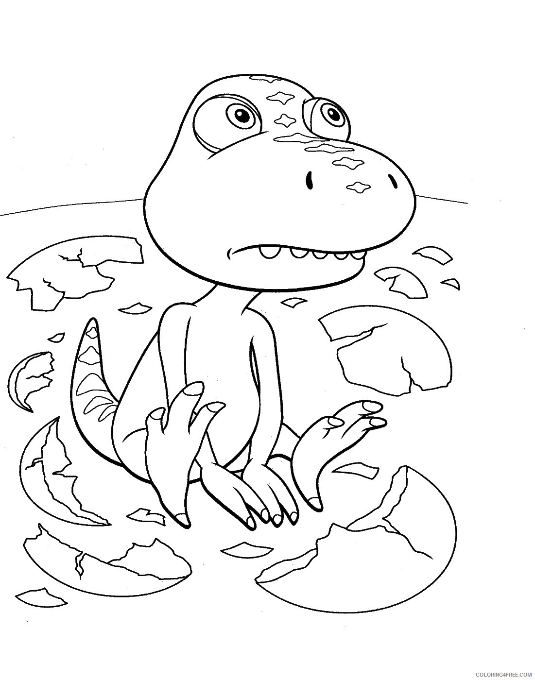 Dinosaur Train Coloring Pages Cartoons dino_train_cl_01 Printable 2020 2222 Coloring4free