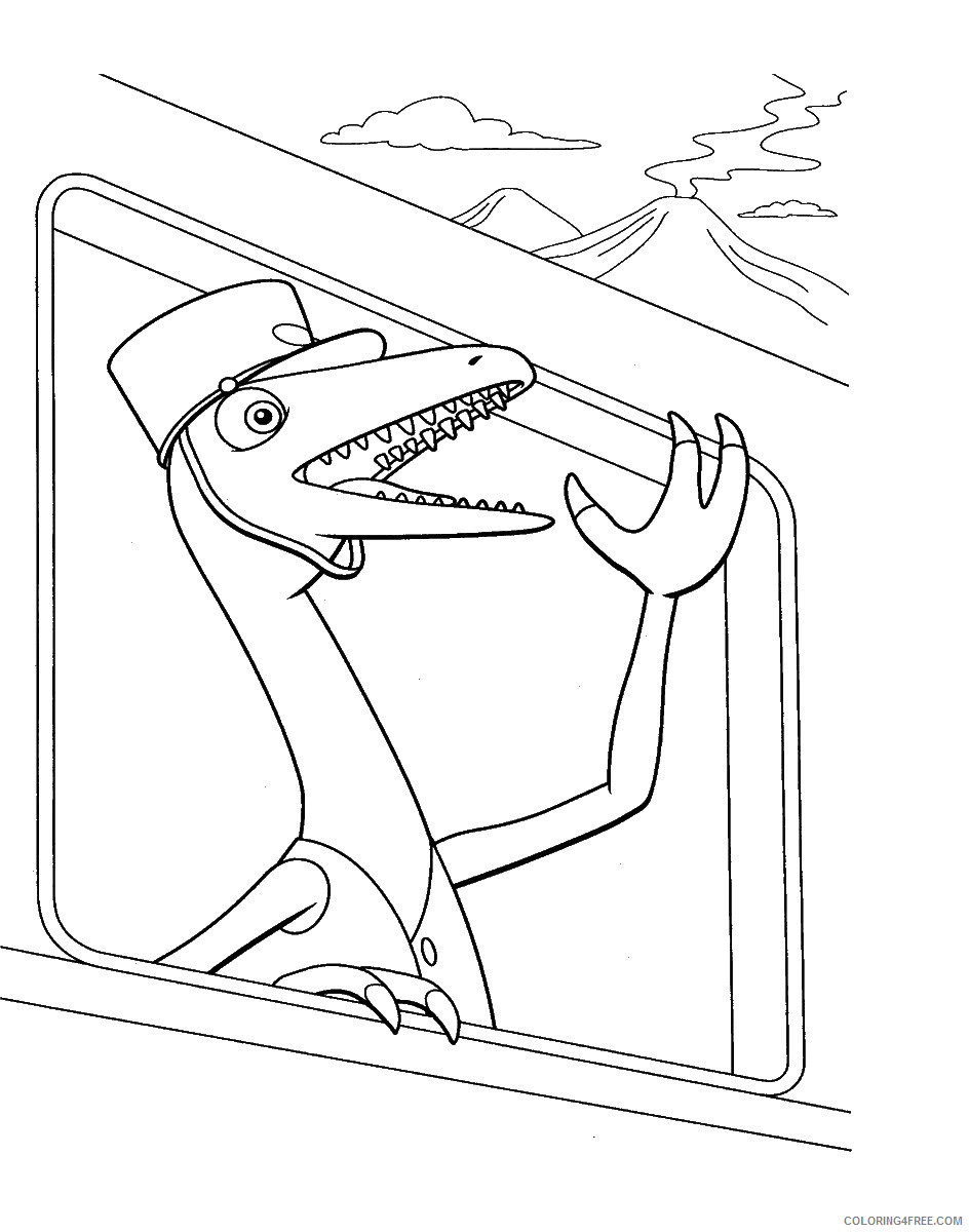 Dinosaur Train Coloring Pages Cartoons dino_train_cl_07 Printable 2020 2228 Coloring4free