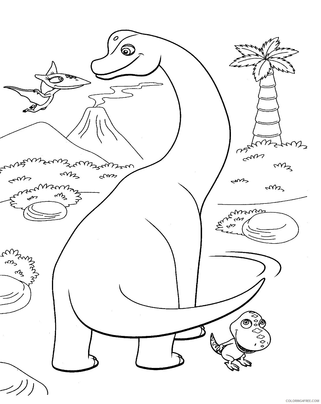 Dinosaur Train Coloring Pages Cartoons dino_train_cl_13 Printable 2020 2234 Coloring4free