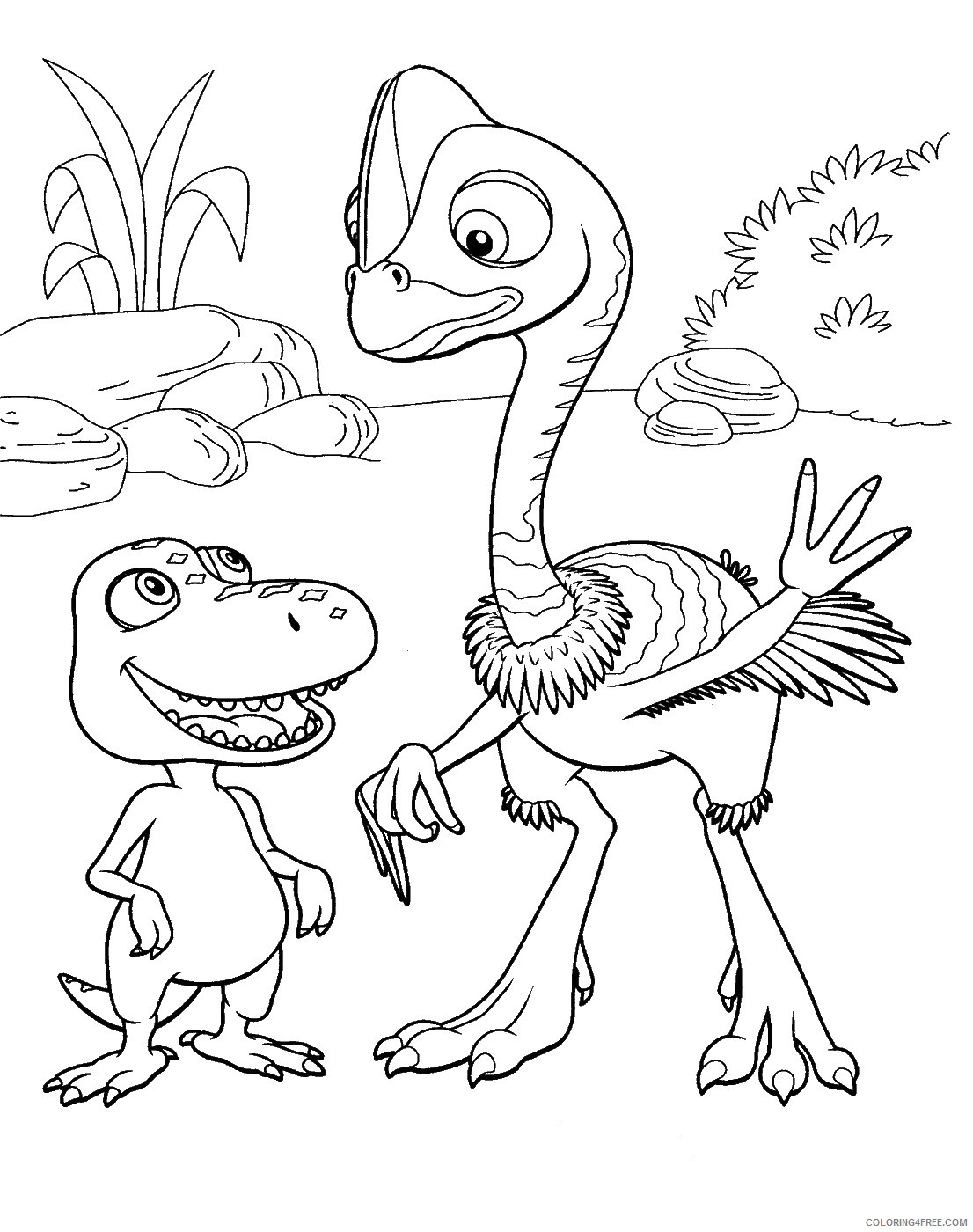 Dinosaur Train Coloring Pages Cartoons dino_train_cl_23 Printable 2020 2244 Coloring4free
