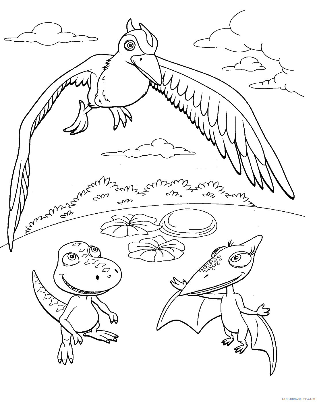 Dinosaur Train Coloring Pages Cartoons dino_train_cl_25 Printable 2020 2246 Coloring4free