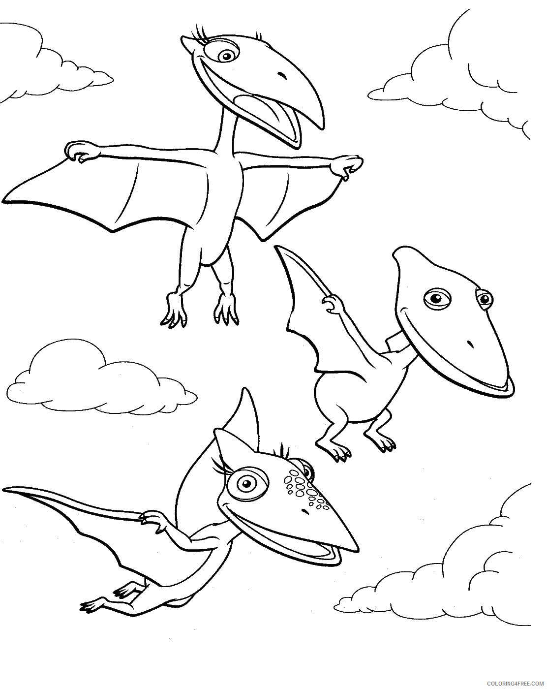 Dinosaur Train Coloring Pages Cartoons dino_train_cl_26 Printable 2020 2247 Coloring4free