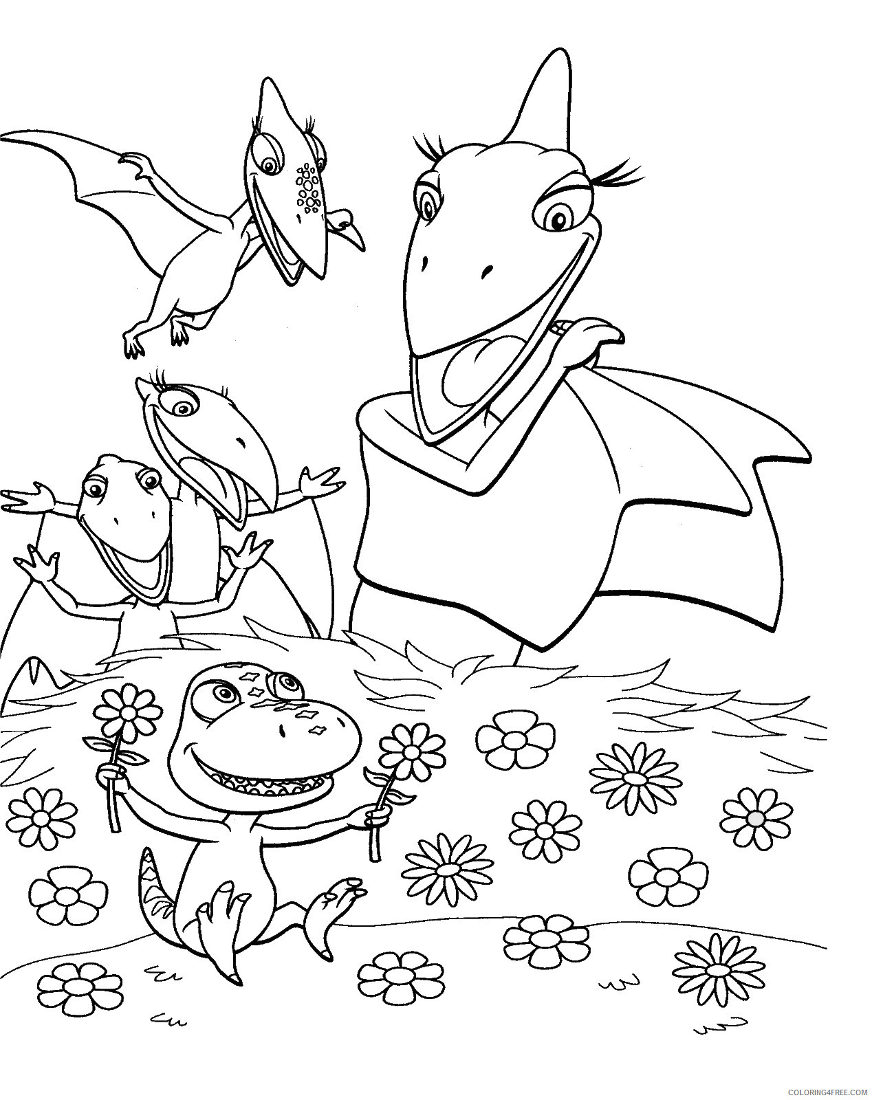Dinosaur Train Coloring Pages Cartoons dino_train_cl_29 Printable 2020 2250 Coloring4free