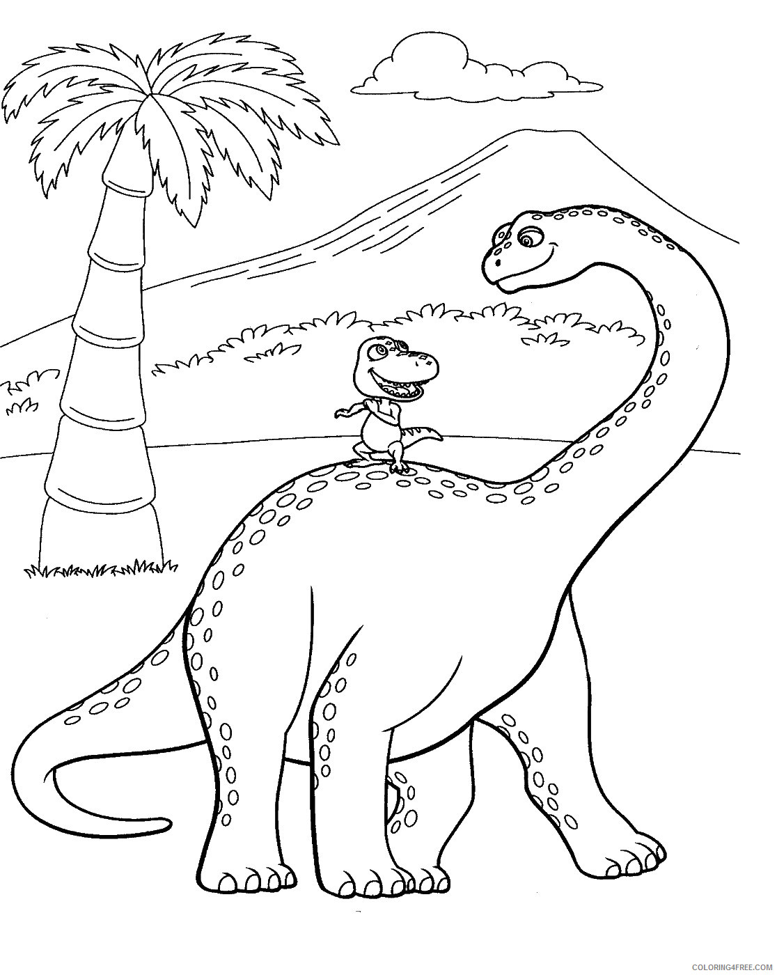 Dinosaur Train Coloring Pages Cartoons dino_train_cl_34 Printable 2020 2255 Coloring4free