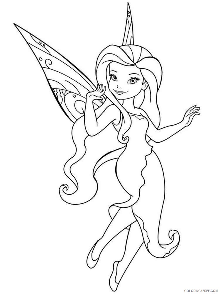 Disney Fairy Silvermist Coloring Pages Cartoons disney fairy silvermist 1 Printable 2020 2284 Coloring4free