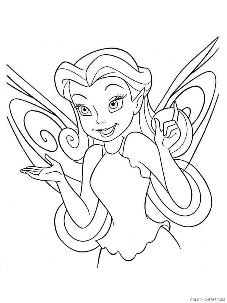 Disney Fairy Silvermist Coloring Pages Cartoons disney fairy silvermist 12 Printable 2020 2286 Coloring4free
