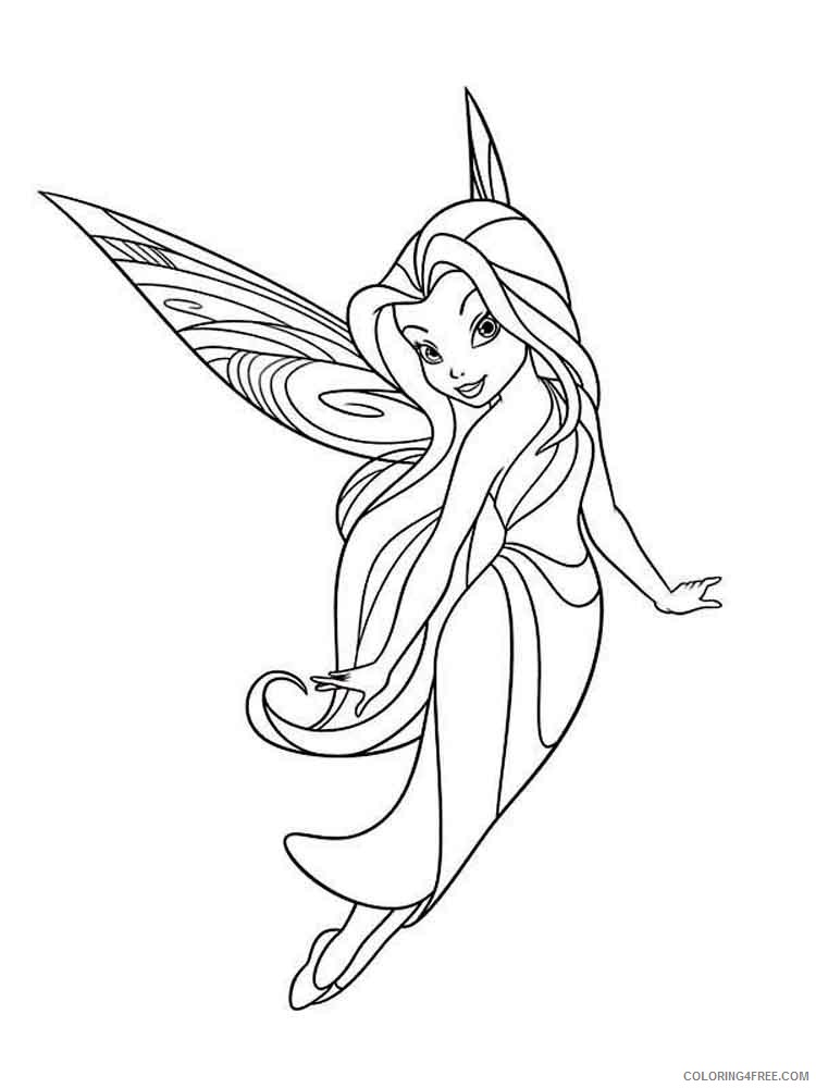Disney Fairy Silvermist Coloring Pages Cartoons disney fairy silvermist 5 Printable 2020 2289 Coloring4free