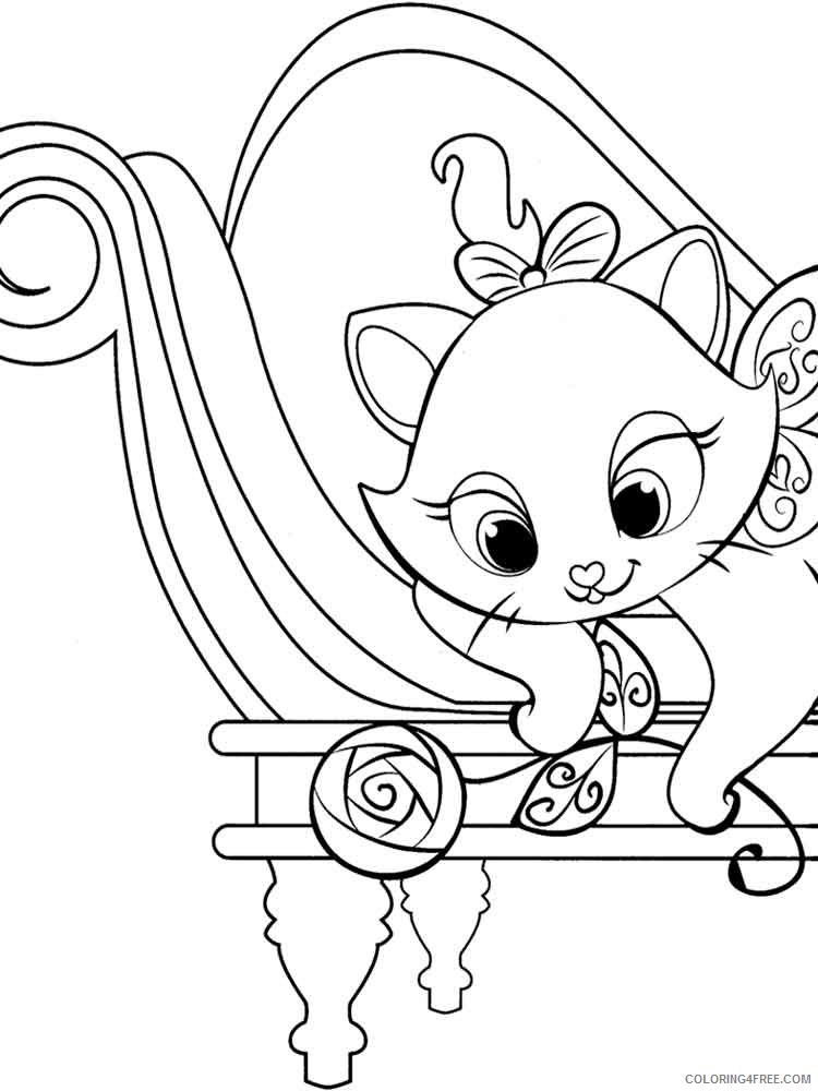 Disney Marie Cat Coloring Pages Cartoons disney marie cat 10 Printable 2020 2291 Coloring4free