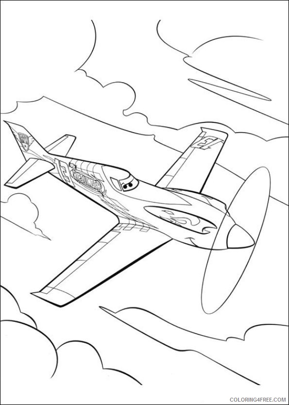 Disney Planes Coloring Pages Cartoons Color Planes Movie Printable 2020 2317 Coloring4free