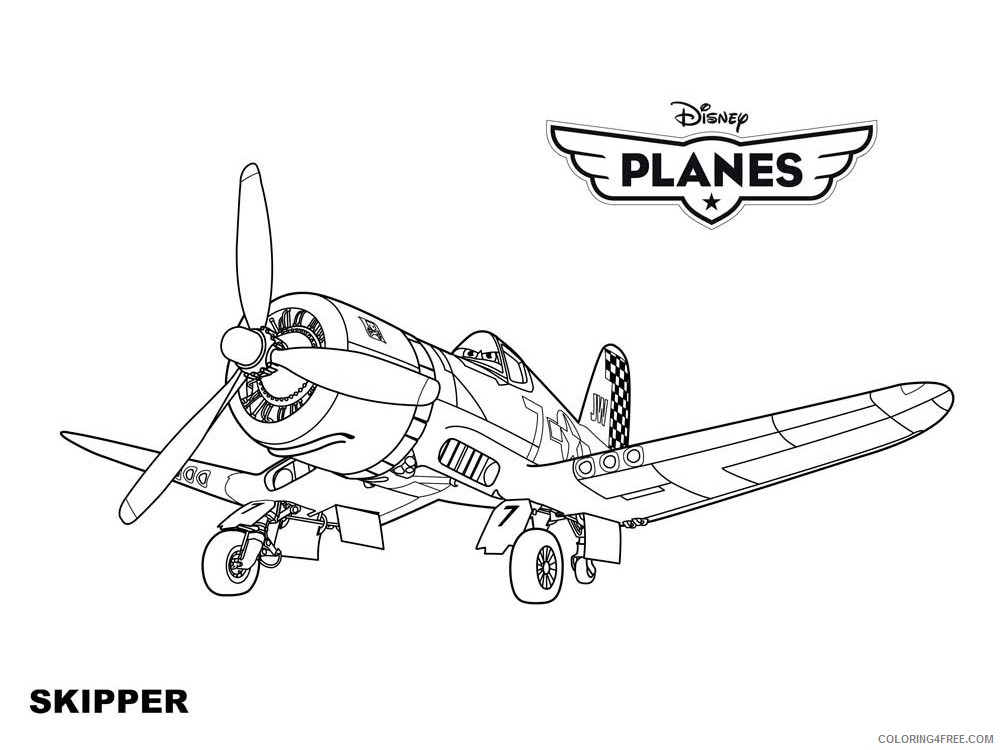 Disney Planes Coloring Pages Cartoons Disney Planes 6 Printable 2020 2326 Coloring4free