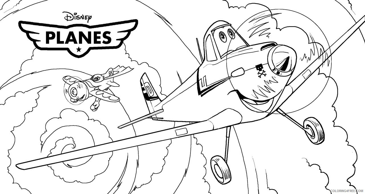 Disney Planes Coloring Pages Cartoons Free Planes Printable 2020 2331 Coloring4free