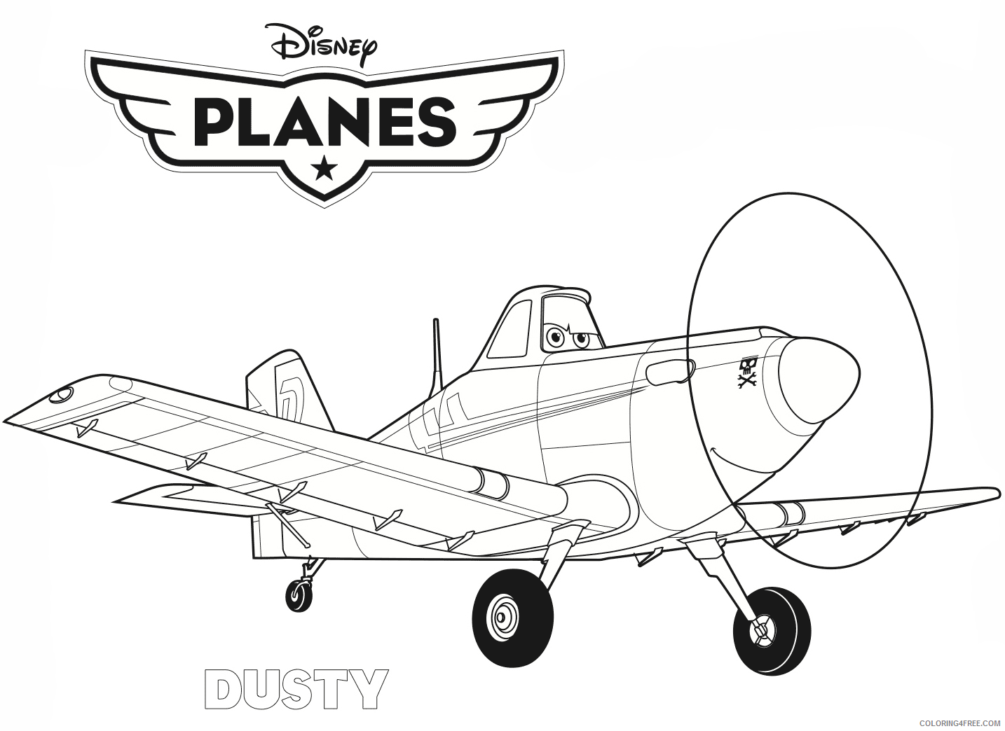 Disney Planes Coloring Pages Cartoons Planes Disney Printable 2020 2349 Coloring4free