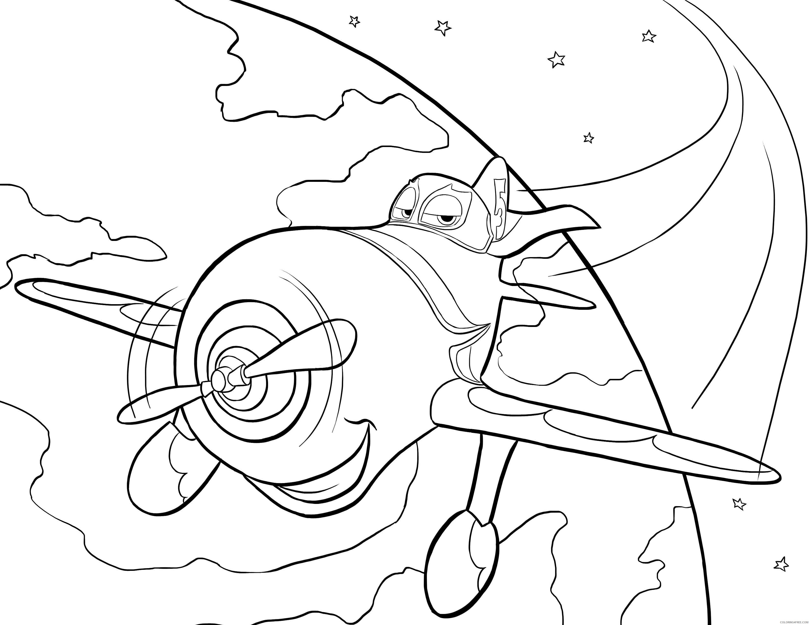 Disney Planes Coloring Pages Cartoons Planes Printable 2020 2347 Coloring4free