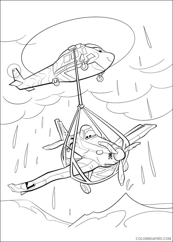 Disney Planes Coloring Pages Cartoons Planes Rescue Printable 2020 2360 Coloring4free