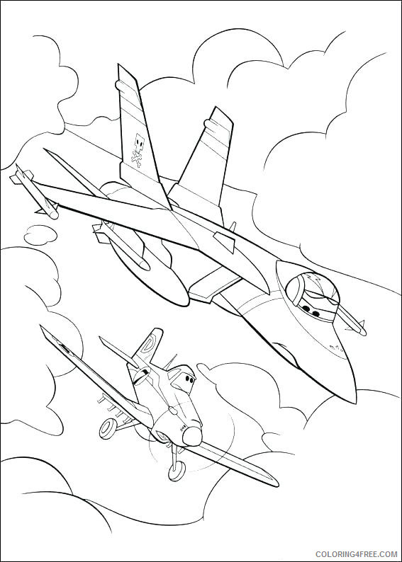 Disney Planes Coloring Pages Cartoons Print Planes Printable 2020 2362 Coloring4free