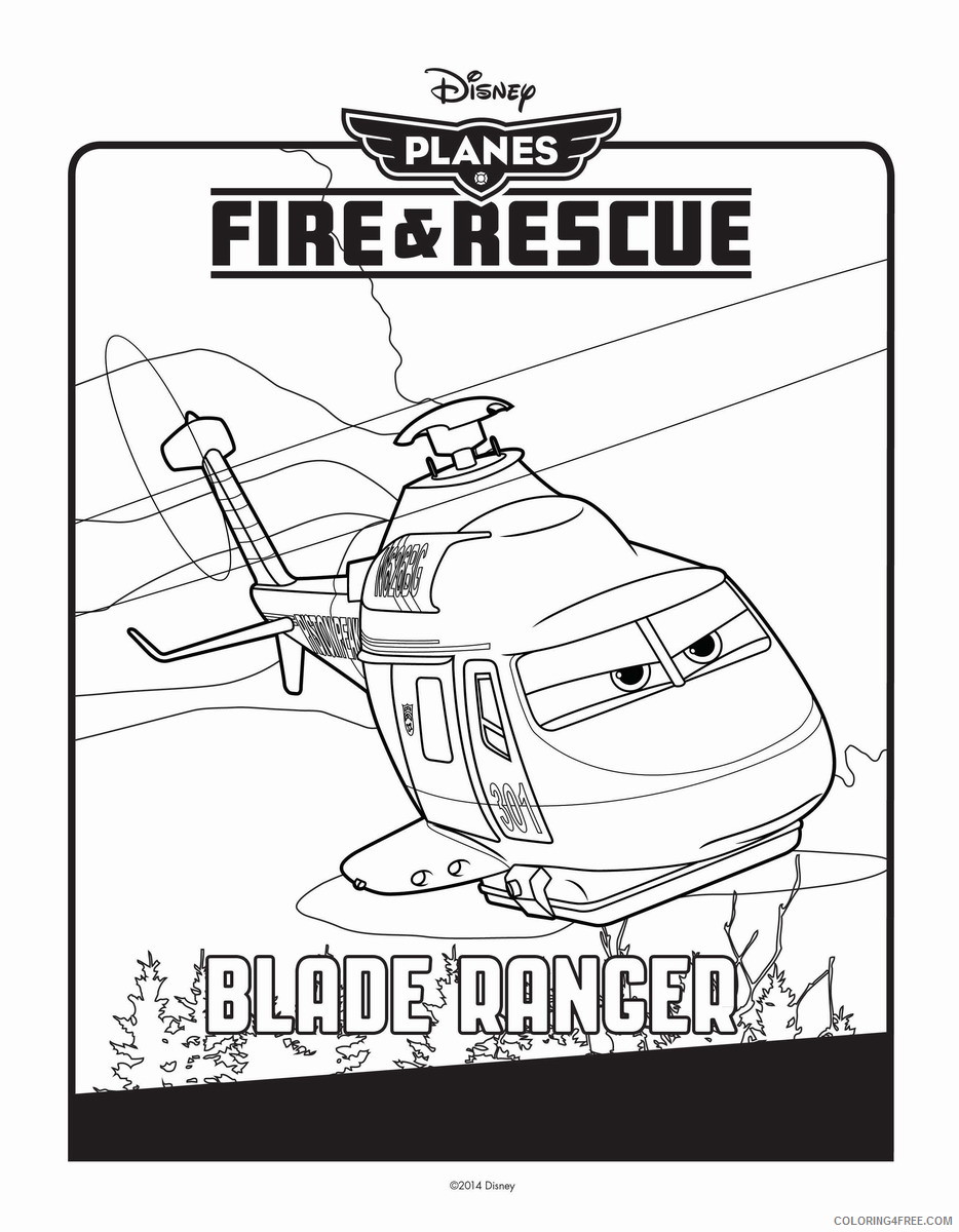 Disney Planes Coloring Pages Cartoons planes fire and rescue colouring blade Printable 2020 2352 Coloring4free