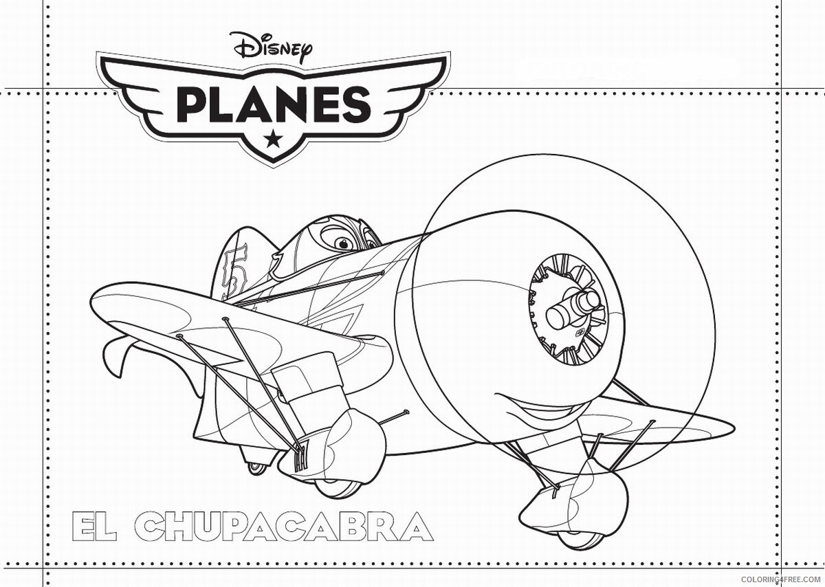 Disney Planes Coloring Pages Cartoons planes_disney3 Printable 2020 2339 Coloring4free